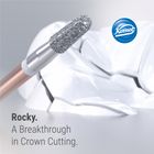 Rocky. A Breakthrough in Crown Cutting. A new era in powering through zirconia begins.