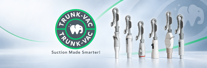 TRUNK-VAC (Hands-Free, High-Volume multifunctional Dental Aspirator tip.