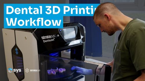 Stratasys J5 DentaJet Dental Workflow | 3D Printed Dentures with TrueDent Material
