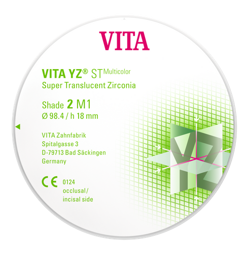 VITA YZ ST Multicolor - Consistent strength. Seamless beauty.