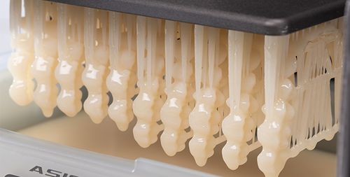 VITA VIONIC® DENT RESIN - 3D printing material for tooth elements in final partial and full dentures.