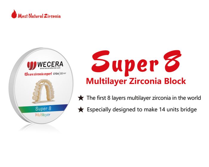 Super 8 Multilayer zirconia