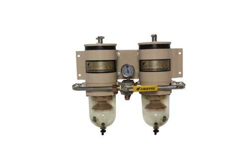 GTB341DM (GA) - TURBINE SERIES DOUBLE MANIFOLD FUEL FILTER WATER SEPARATOR