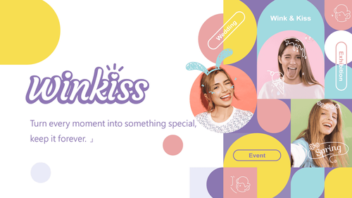 WebAR Photo Filter Platform for Event Marketing - winkiss