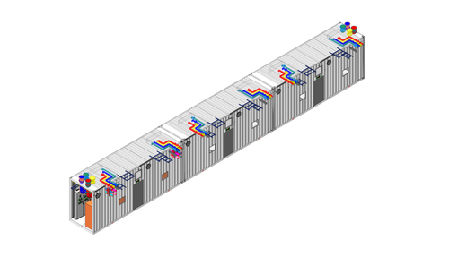Integrated Cooling & Power Distribution Module