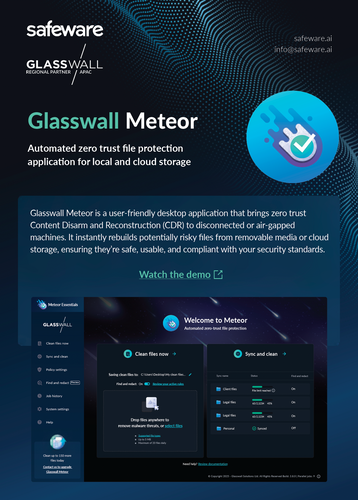 Glasswall CDR Meteor