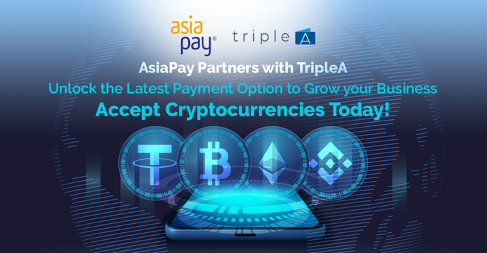 AsiaPay partners with TripleA and offers customer convenience across Asia with crypto payments