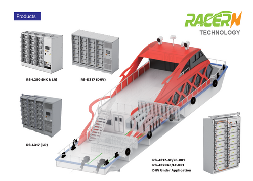Racern Technology, leading provider for marine battery systems