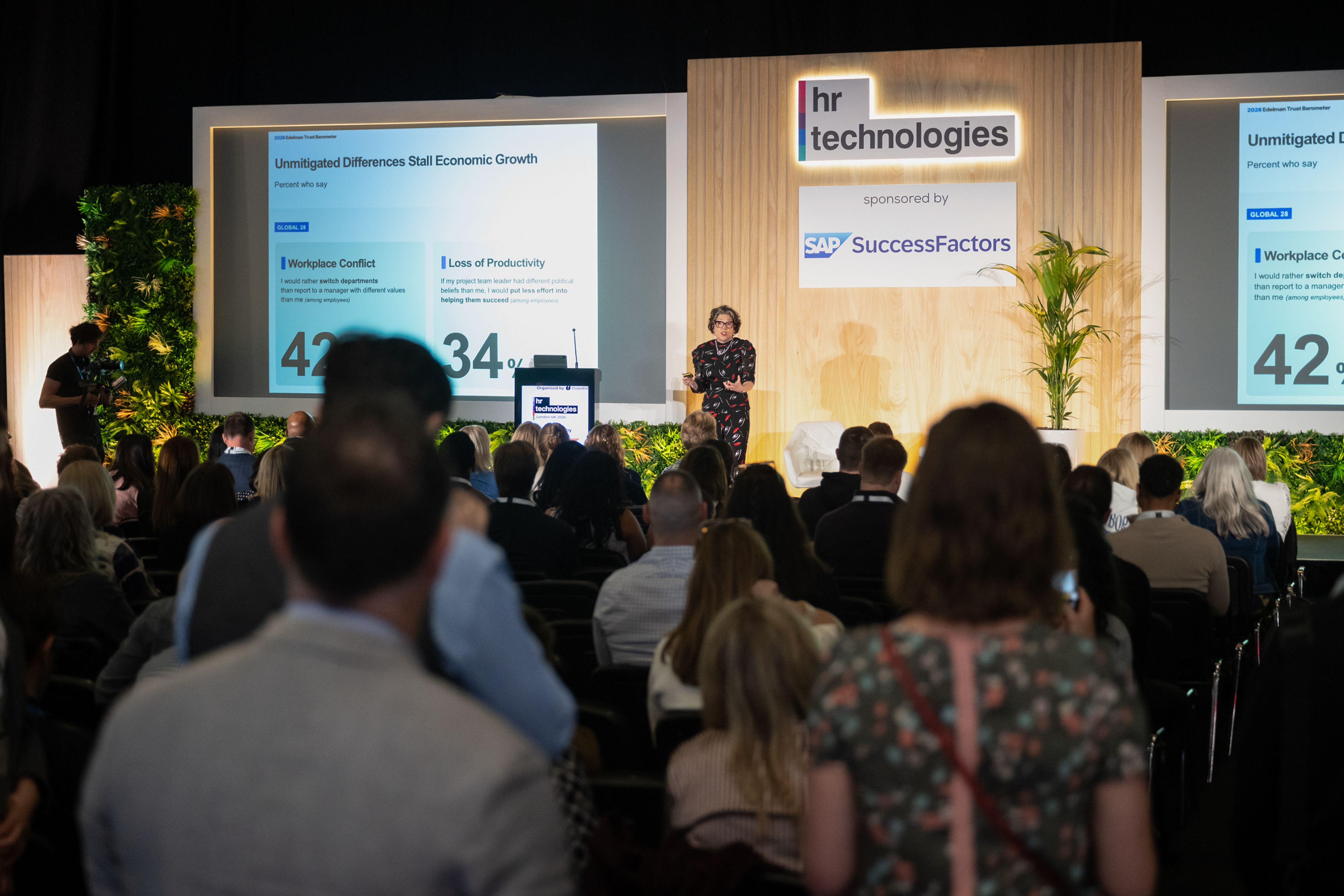 A Keynote session at HR Technologies UK