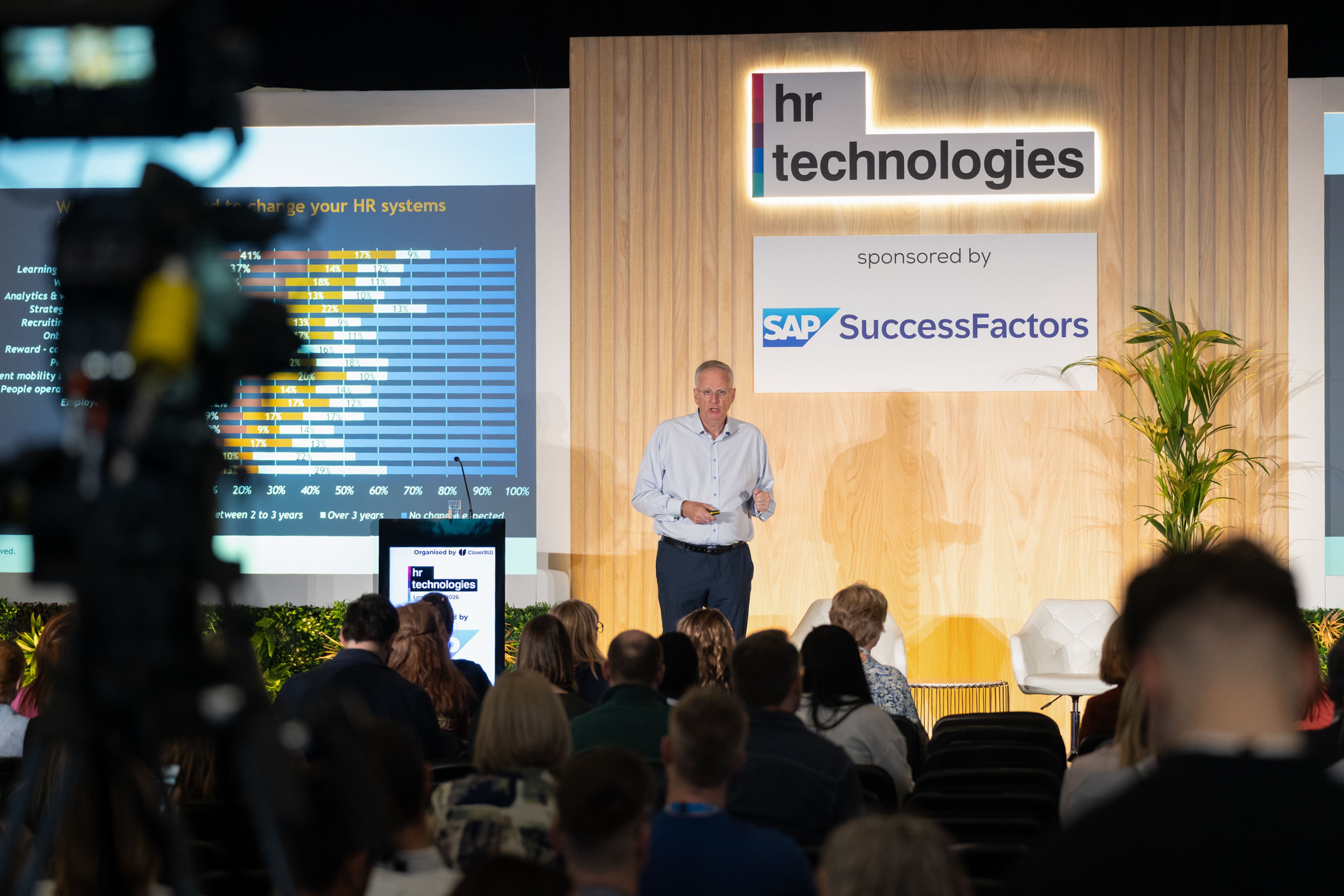 A Keynote session at HR Technologies UK