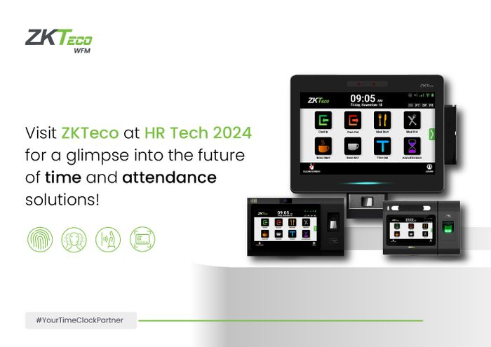 ZKTeco Workforce Management to Showcase Latest Product Offerings at HR Technologies 2024 Event in London