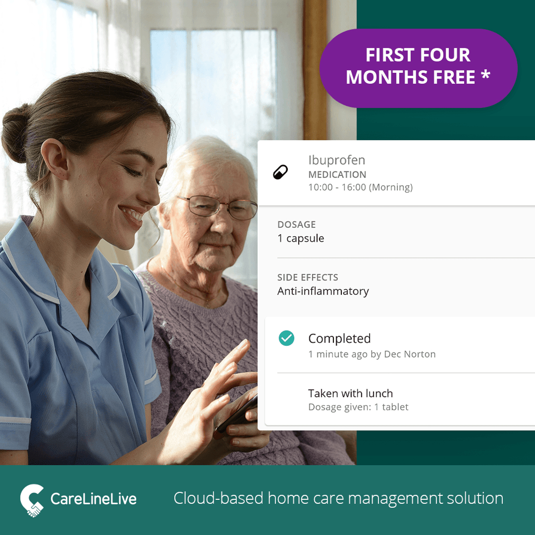 CareLineLive offers home care providers free home care software during COVID-19