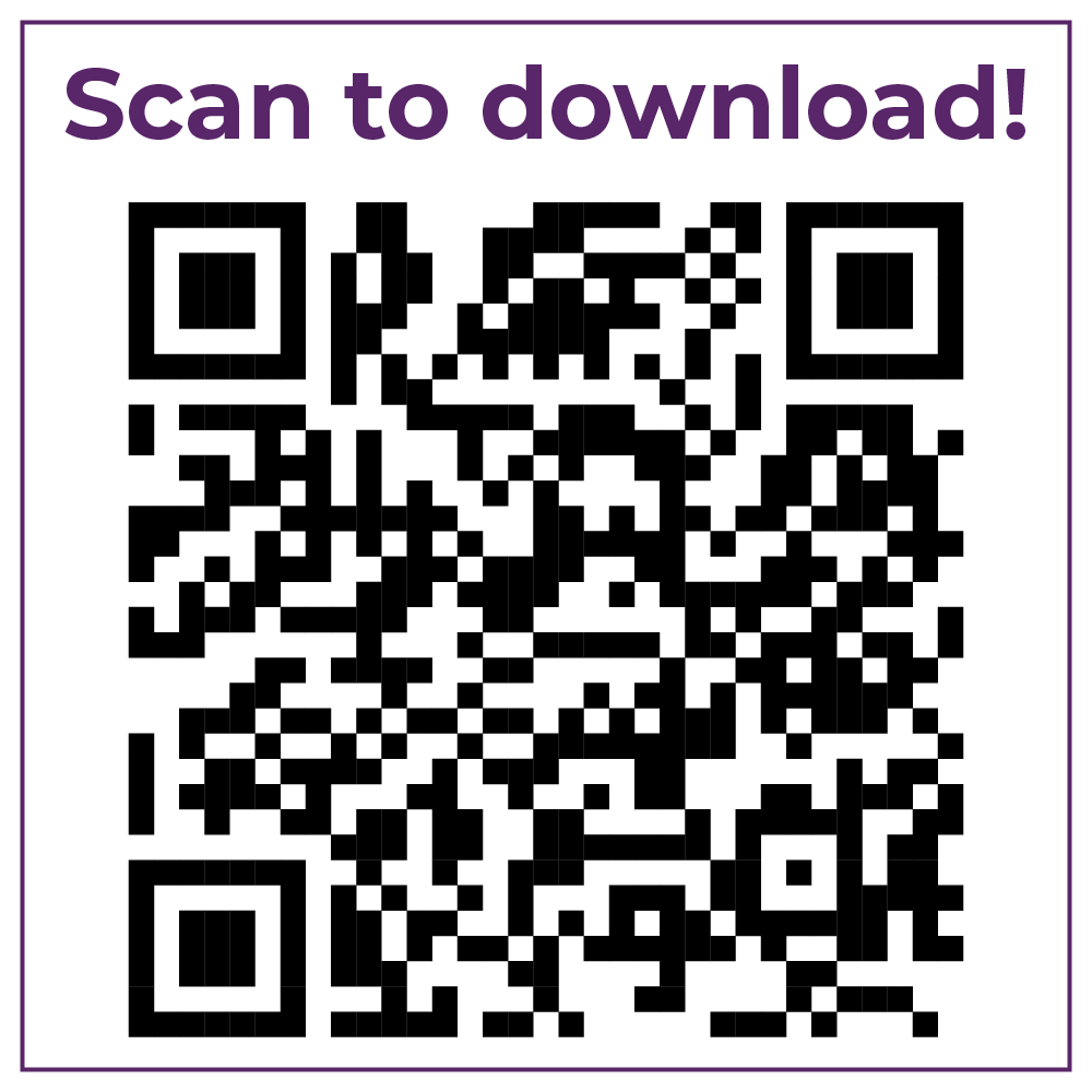 QR code leading to the event app