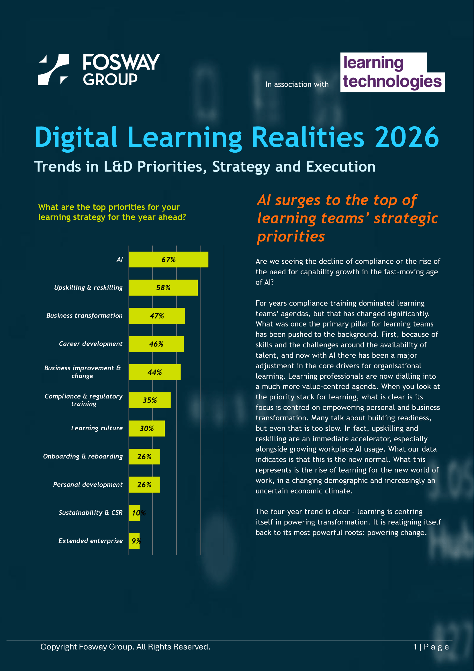 Trends in L&D Priorities, Strategy and Execution