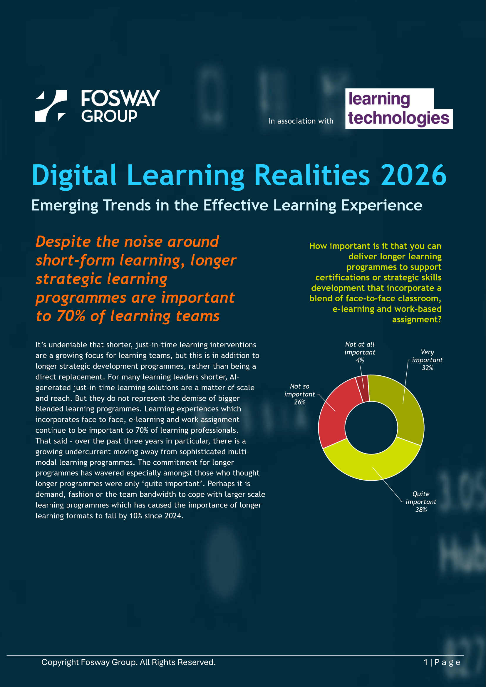 Effective Learning Experiences