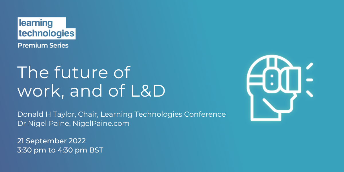 The future of work and why L&D is at its centre