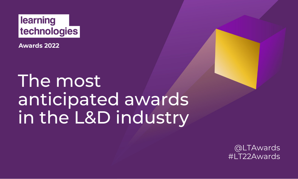 Top reasons to enter the Learning Technologies Awards