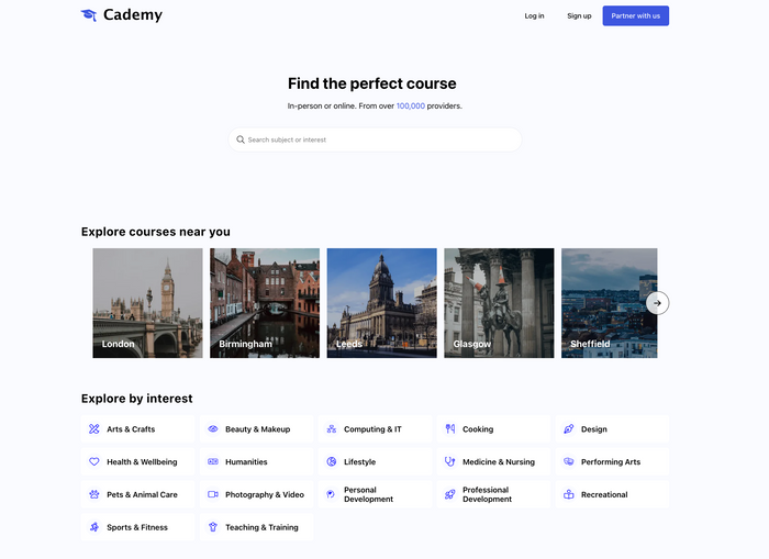 Join & Discover over 100,000 educators on Cademy.co.uk - UK’s largest marketplace for courses and workshops.