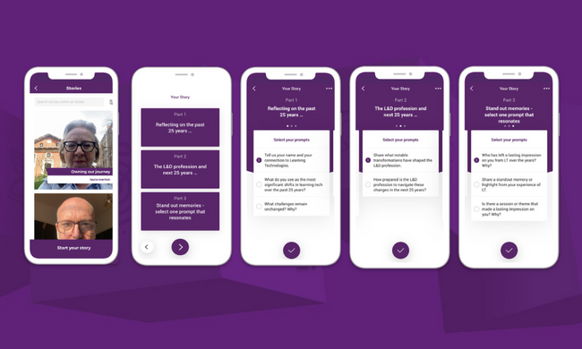 Stories to drive change — 25 Years of Learning Technologies