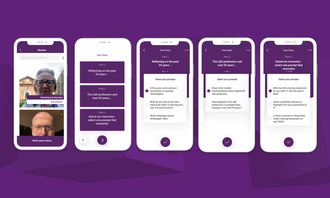 Stories to drive change - 25 Years of Learning Technologies