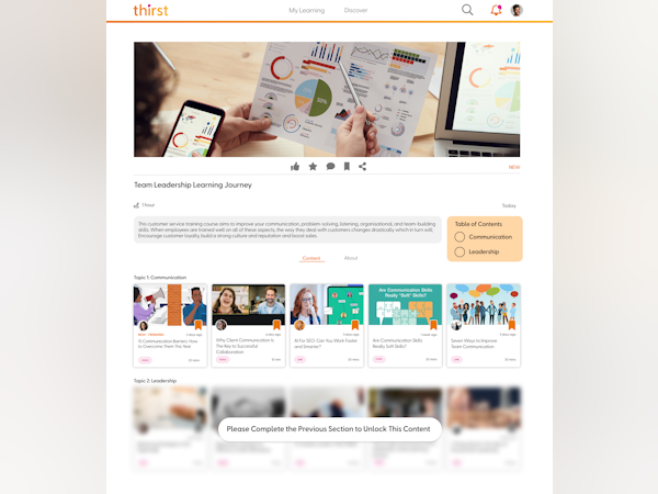 Thirst Learning Platform