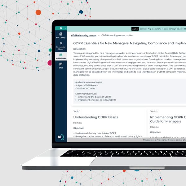 GP Strategies' Learning Content AIQ: AI-Powered Learning Content Transformation