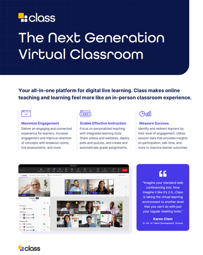 The Next Generation Virtual Classroom