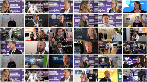 News interviews at Learning Technologies