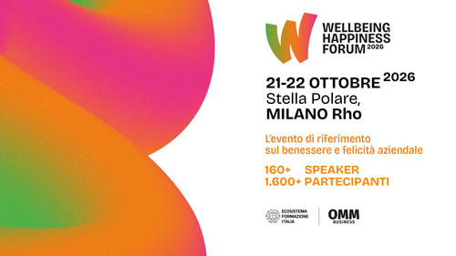 Wellbeing Happiness Forum - October 21-22, Milan