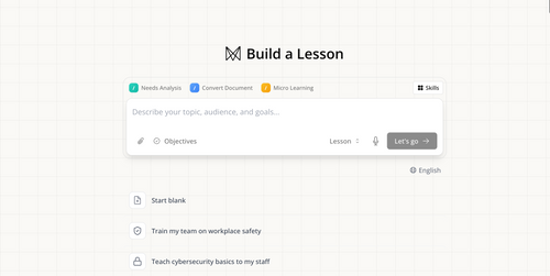 Mindsmith AI-Native eLearning Creation Agent