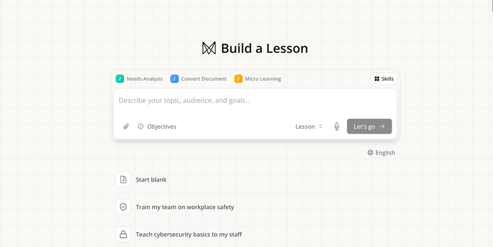 Mindsmith AI-Native eLearning Creation Agent
