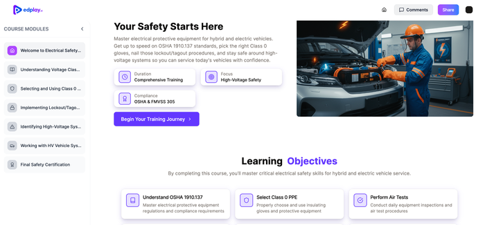 Edplay - Conversational AI Course Builder