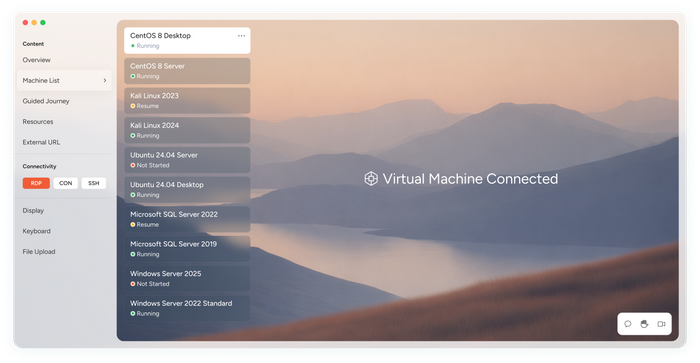 Virtual Hands-On Labs