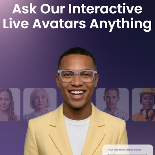 Interactive Live Avatars