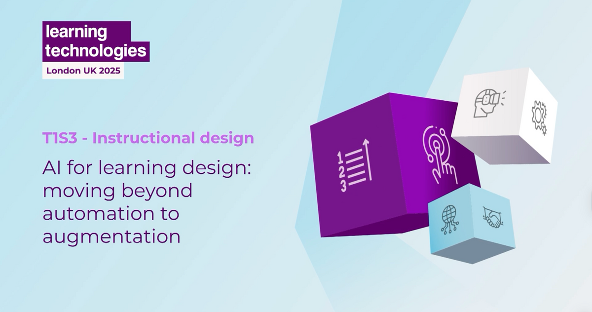 AI for Learning Design: Moving Beyond Automation to Augmentation