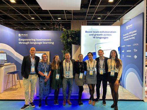 Happy Hour Busuu for Business | Un moment convivial sur notre stand