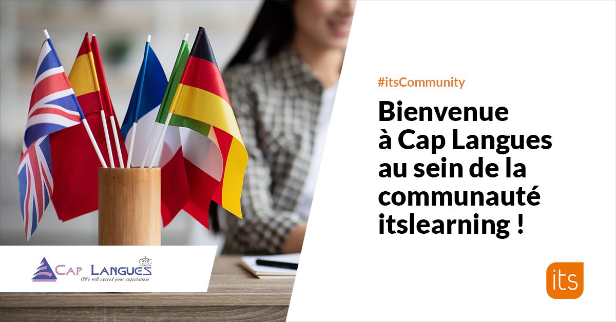 CAP LANGUES choisit itslearning pour la digitalisation de ses formations