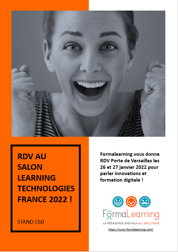 Formalearning vous donne RDV Porte de Versailles les 26 et 27 janvier 2022 pour parler innovations et formation digitale !
