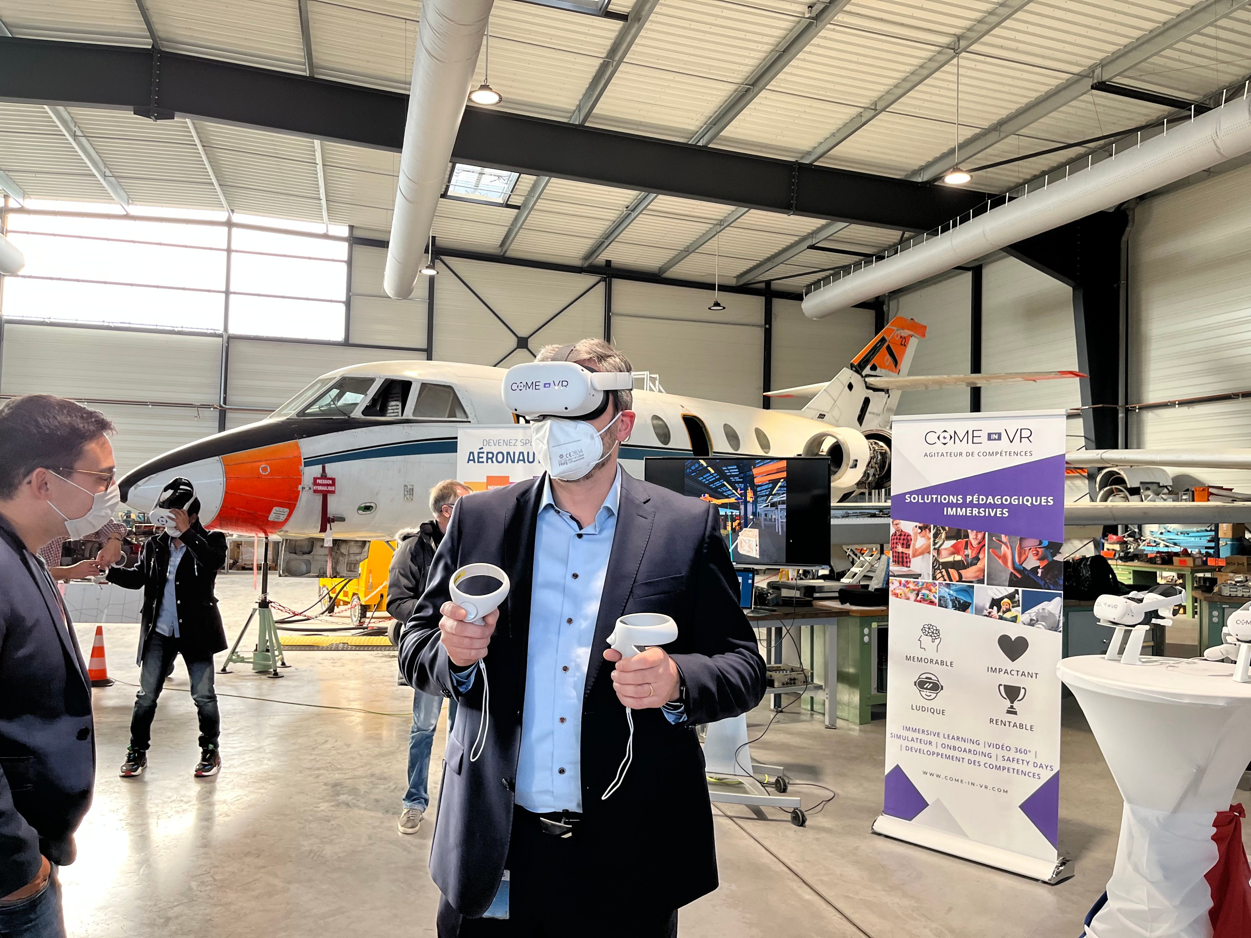 La réalité virtuelle au service de la formation  industrielle et aéronautique