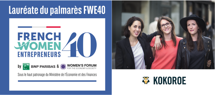 Kokoroe est lauréat du Palmarès French Women 40