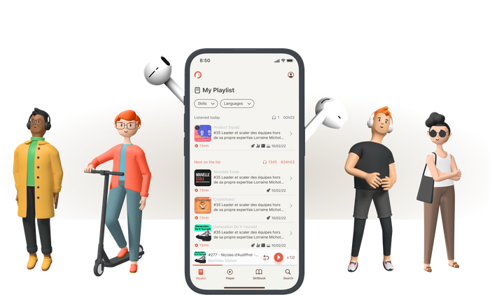 Upskyld lance sa solution d’audio learning au Salon Learning Technologies