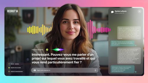 RecrutIA : Des simulations bluffantes d’entretien d’embauche grâce à l'IA.
