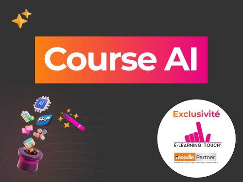 Course AI, la révolution pour la création de cours Moodle