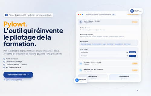 Ascent Group dévoile PYLOWT, l’outil qui réinvente le pilotage de la formation