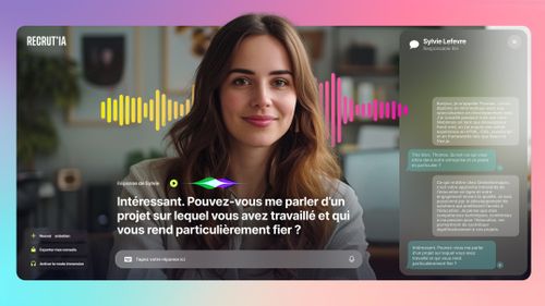 RecrutIA : Des simulations d’entretien d’embauche bluffantes de réalisme grâce à l'IA.