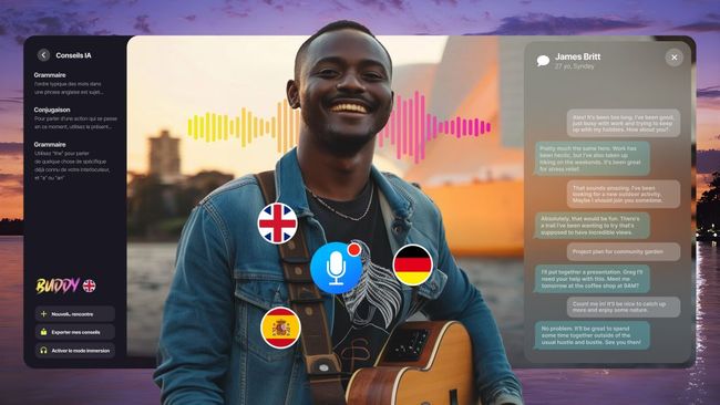L’apprentissage des langues avec l’IA et BuddyIA.