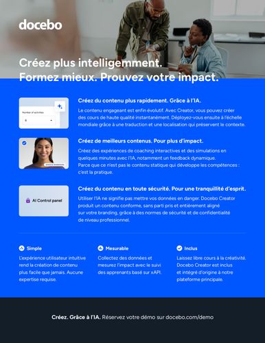 L'outil auteur Docebo est maintenant inclus dans toutes nos offres