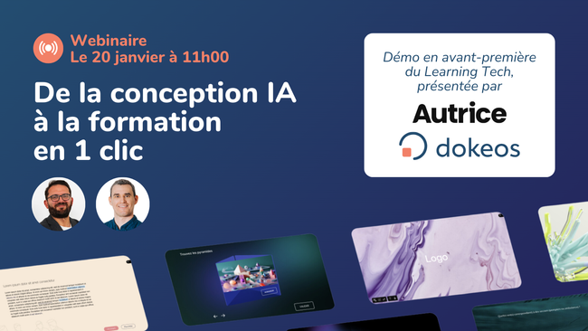 Nouveauté : Intégration entre Autrice et Dokeos