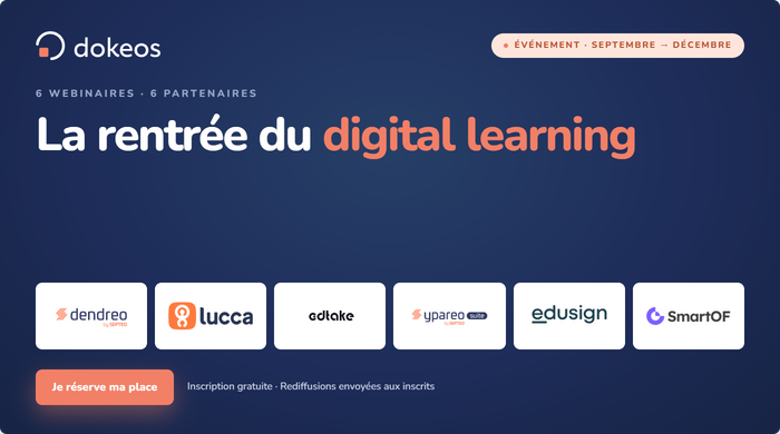 La Rentrée du Digital Learning : six webinaires pour connecter votre écosystème de formation