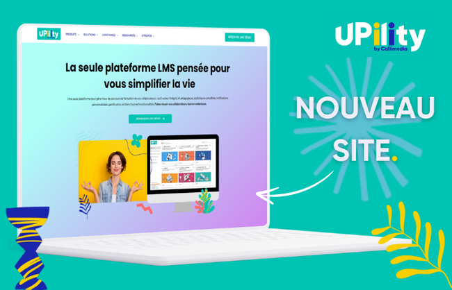 Lancement du tout nouveau site de la plateforme LMS UPility by Callimedia !